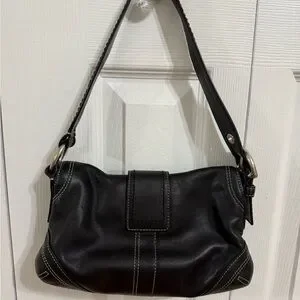 バッグ coach leather one shoulder bag black y2k COACH Y2K Vintage Hamilton Hobo Luxury Leather Shoulder